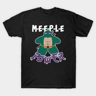 Meeple Power - Turtle Power T-Shirt